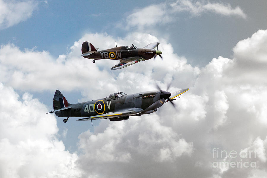 RAF Fighting Pair Digital Art by Airpower Art
