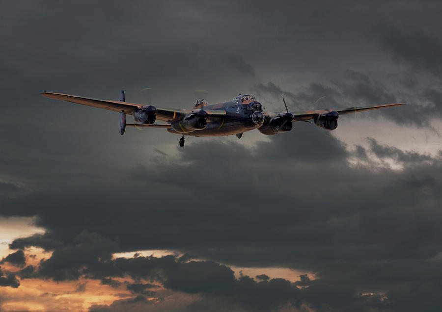 RAF Lancaster - Coming Home Photograph by Pat Speirs