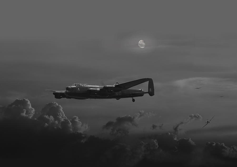 RAF Lancaster - Night Combat Photograph by Pat Speirs