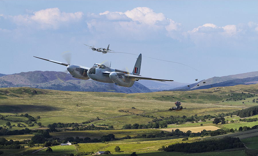 RAF Mosquito - Train Buster Photograph by Pat Speirs