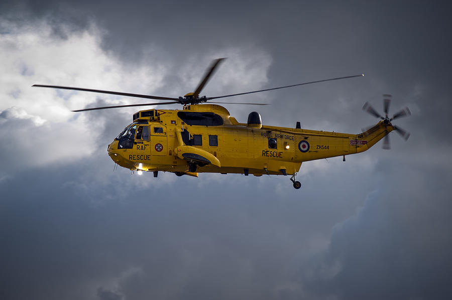 RAF rescue helicopter Photograph by Gary Eason