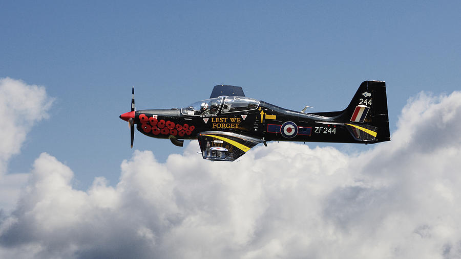 R A F Tucano - Trainer aircraft Photograph by Pat Speirs