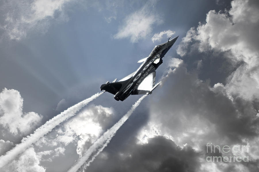 Jet Digital Art - Rafale by Airpower Art