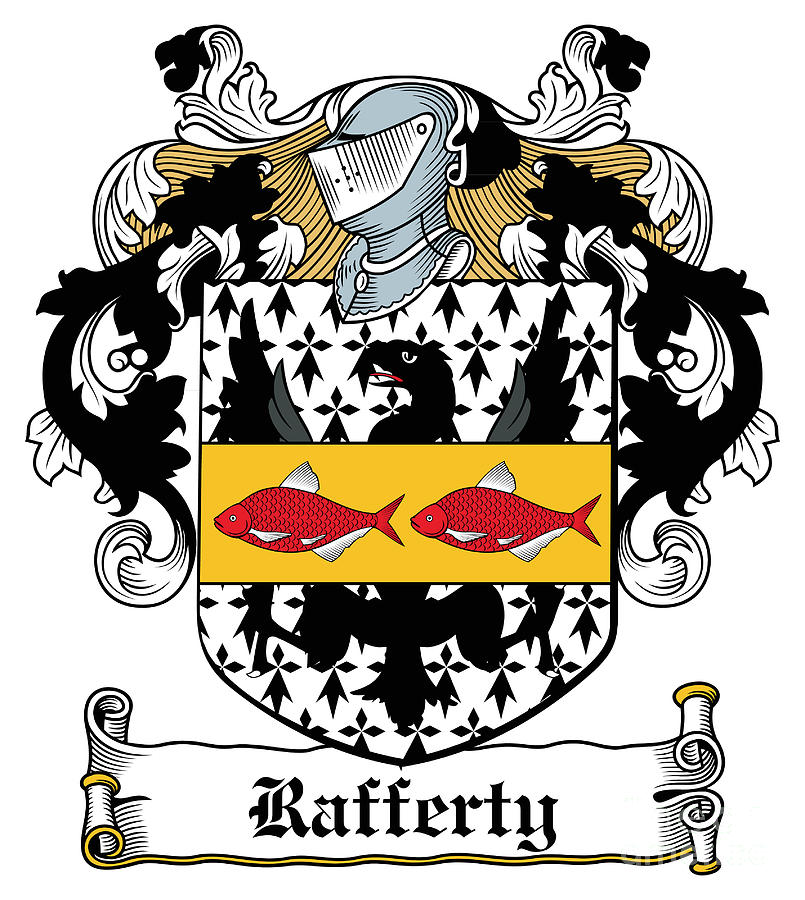 Rafferty Coat Of Arms Irish Digital Art By Heraldry 6477