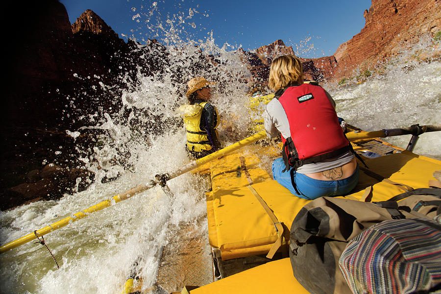 Rafters Punching Through Rapids Photograph By Corey Rich - Fine Art America