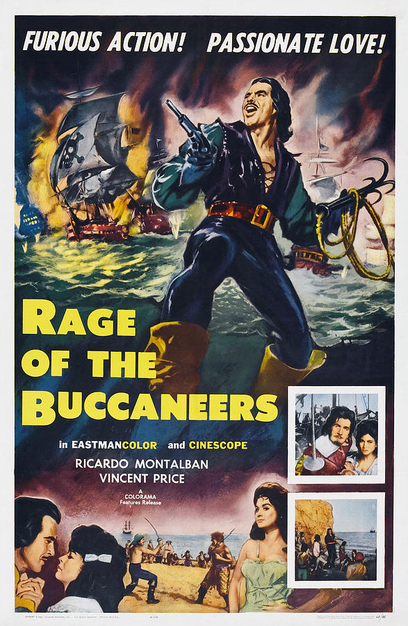 Rage Of The Buccaneers, Aka The Black Photograph by Everett - Fine Art ...