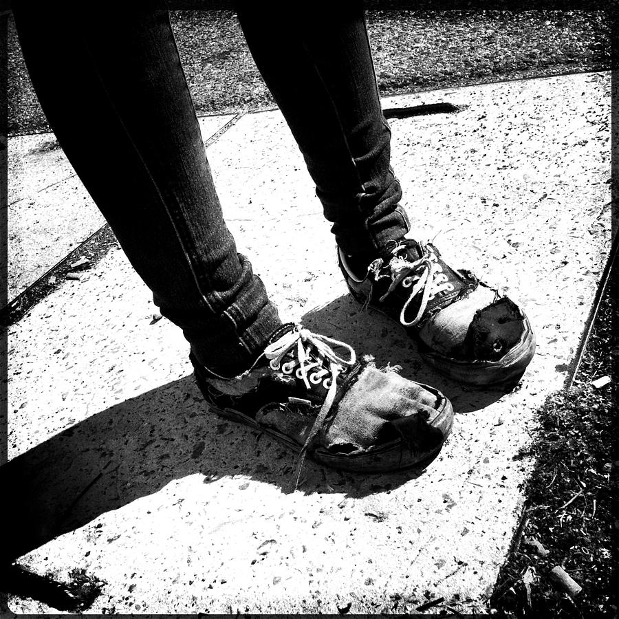 Ragged Shoes Photograph by Marco Oliveira - Fine Art America