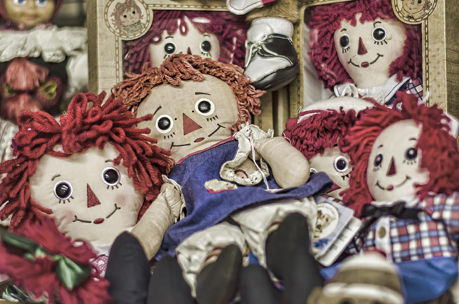 Toy Photograph - Raggedy Ann and Andy by Heather Applegate