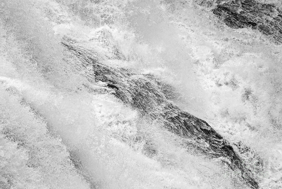 Yellowstone National Park Photograph - Raging - close up of a roaring waterfall by Jamie Pham