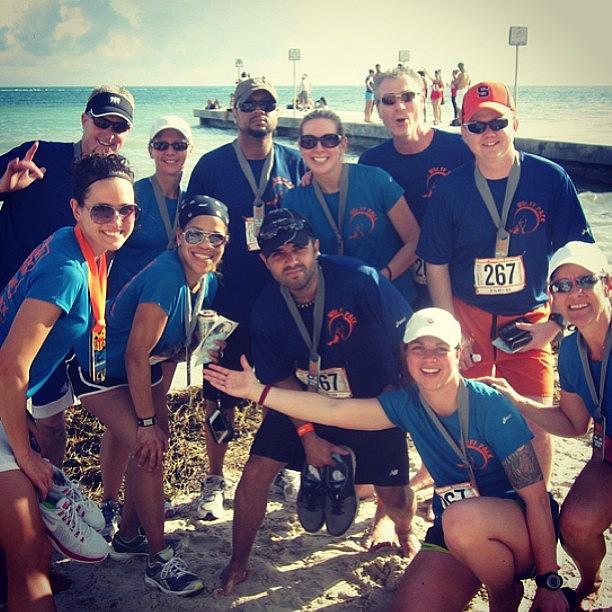 Ragnar Relay. Miami To Key West. Finish Photograph by July Lopez