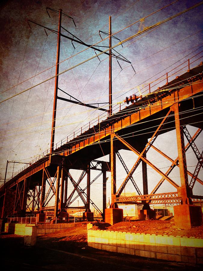 Rail Bridge Photograph by Richard Reeve