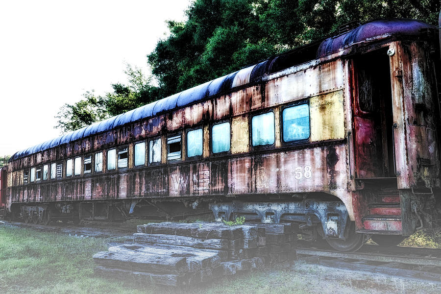 Rail Car 58 in HDR Photograph by Michael White