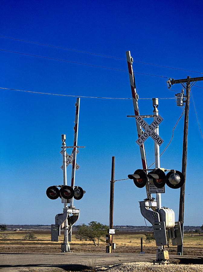 Rail Crossing Signals Photograph by Linda Phelps