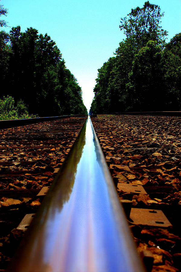 Rail line Photograph by Shannon Louder