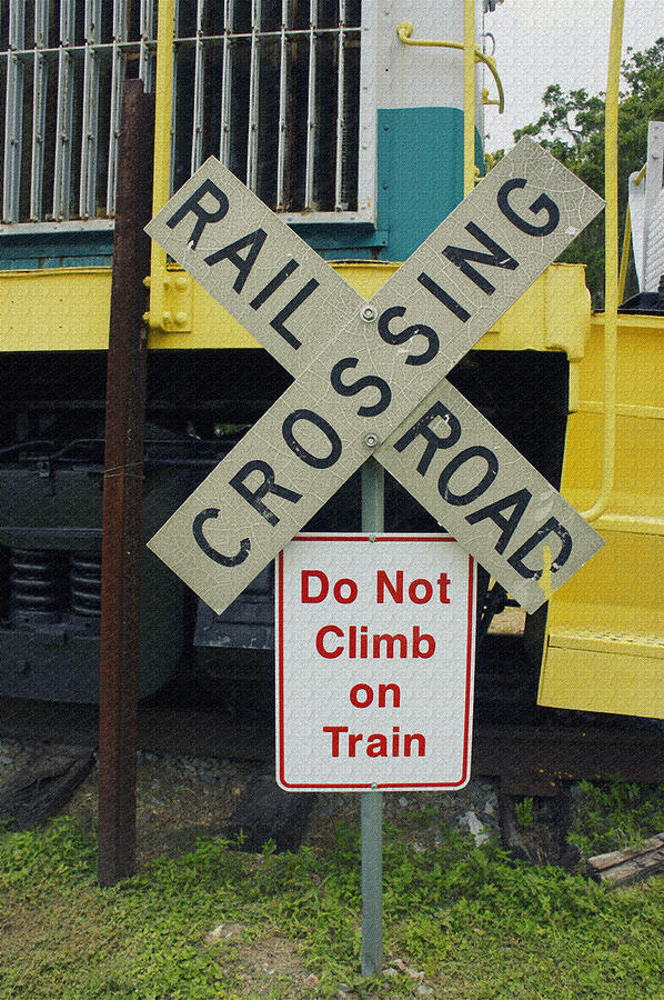 Rail Road Crossing Photograph by Laurie Perry