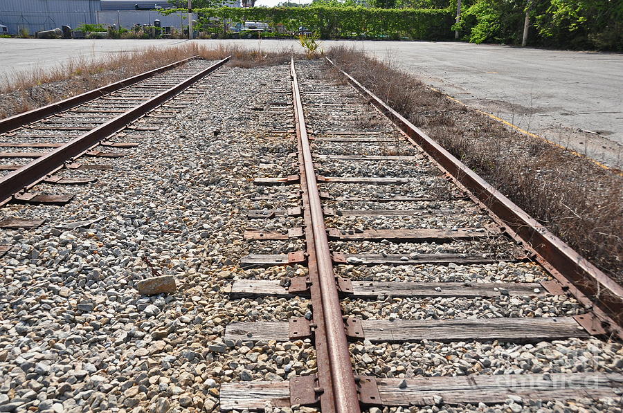 Rail Road Tracks - The End of the Line - The End Photograph by Wayne ...