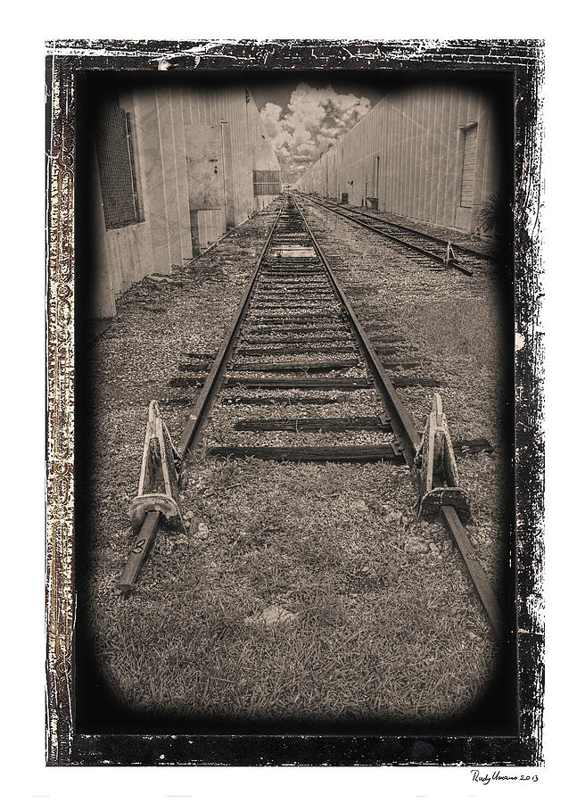 Railroad BW Photograph by Rudy Umans