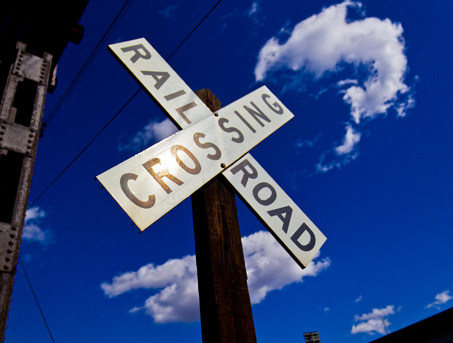 Railroad Crossing Photograph by Jonny D
