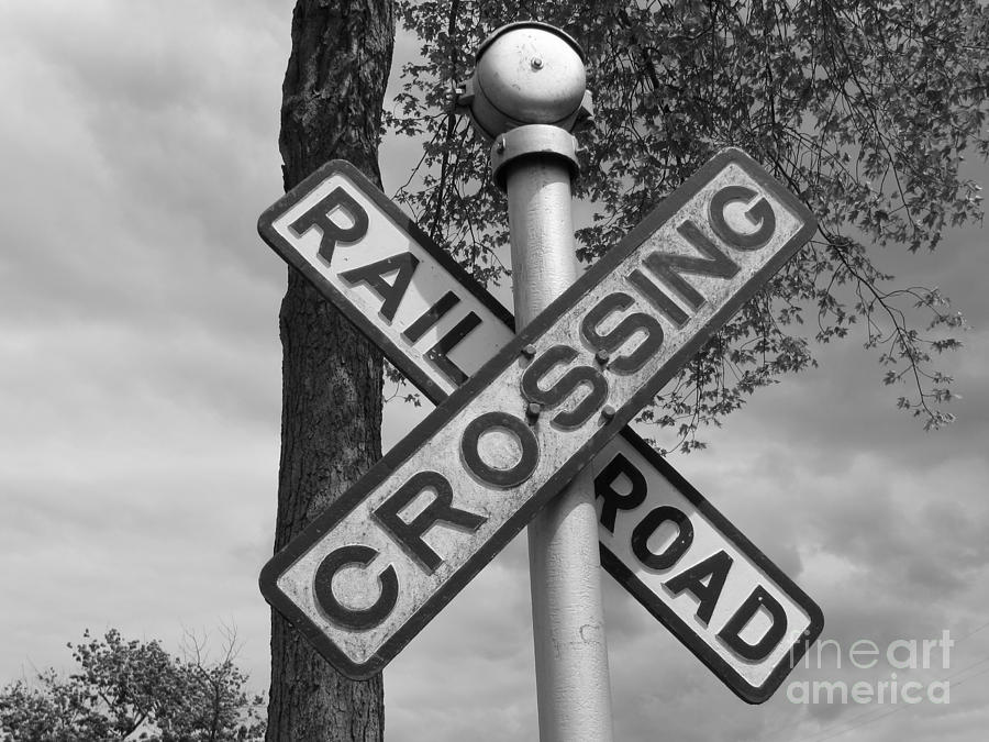 Railroad Crossing Photograph by Michael Krek
