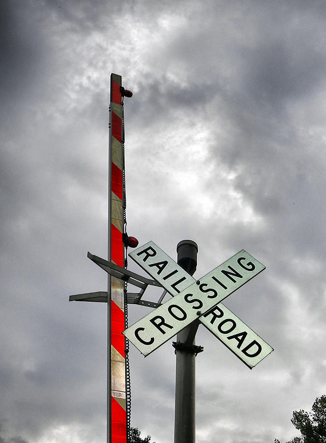 Railroad Crossing Photograph by Patricia Januszkiewicz
