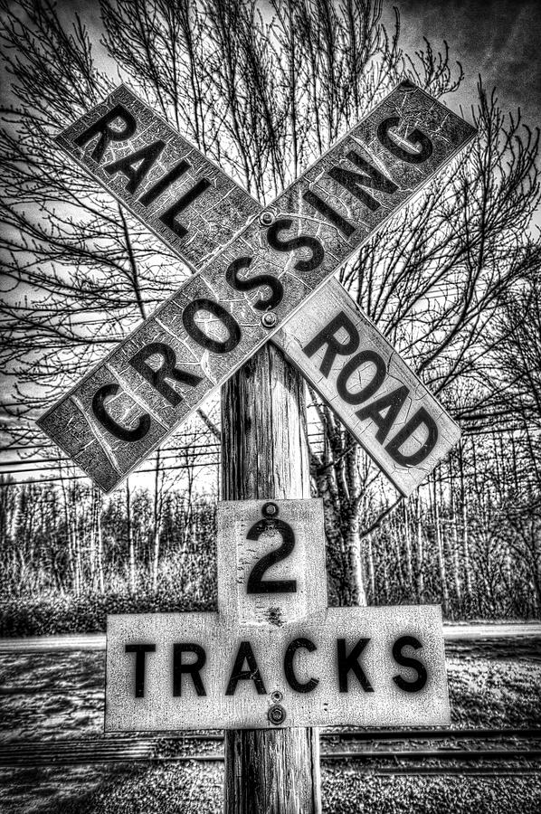 Railroad Crossing Photograph by Spencer McDonald