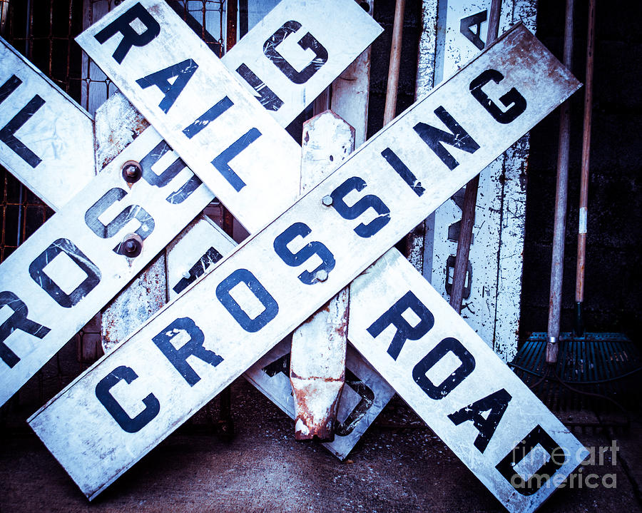 Railroad Crossings Photograph by Sonja Quintero