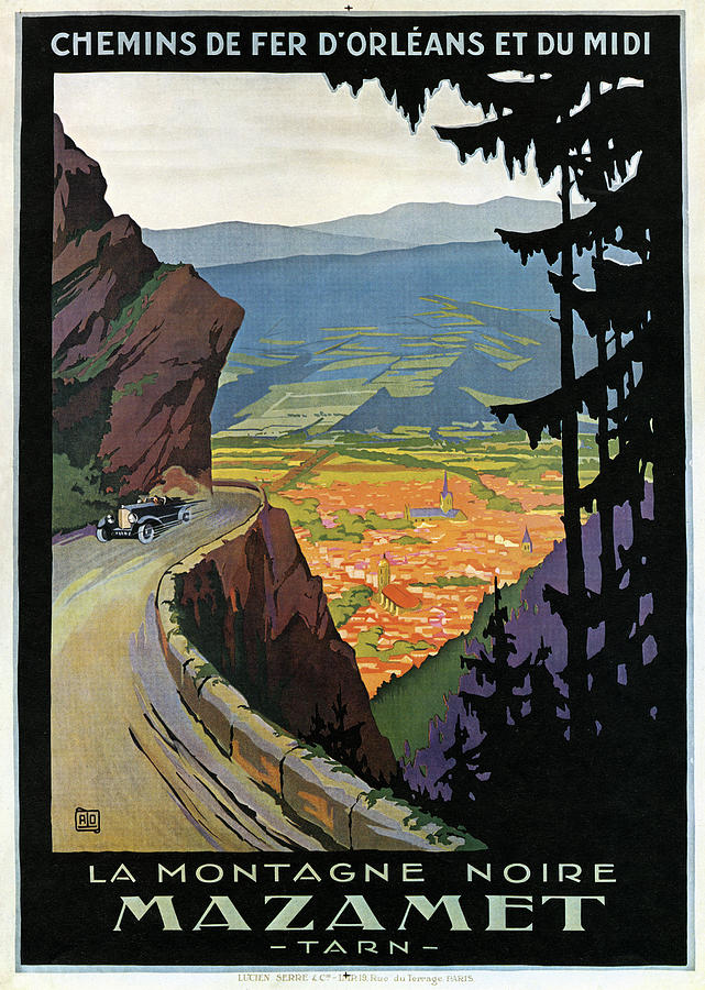 Railroad Poster, C1920 Painting by Granger