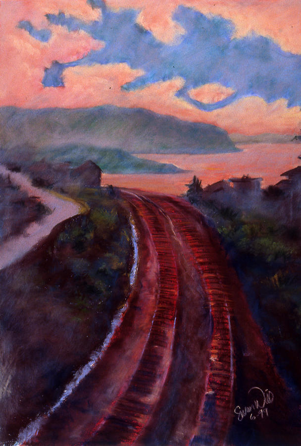Railroad Pastel by Susan Will