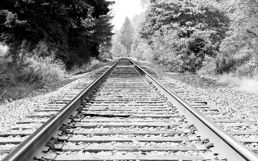 Railroad Tracks Photograph by Athena Mckinzie