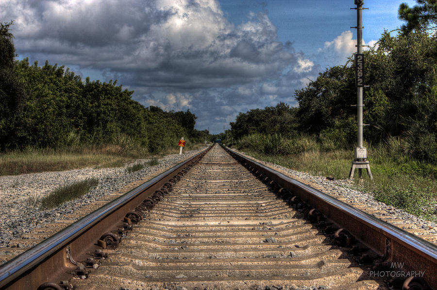 Railroad Tracks Photograph by Mike Whittington - Fine Art America