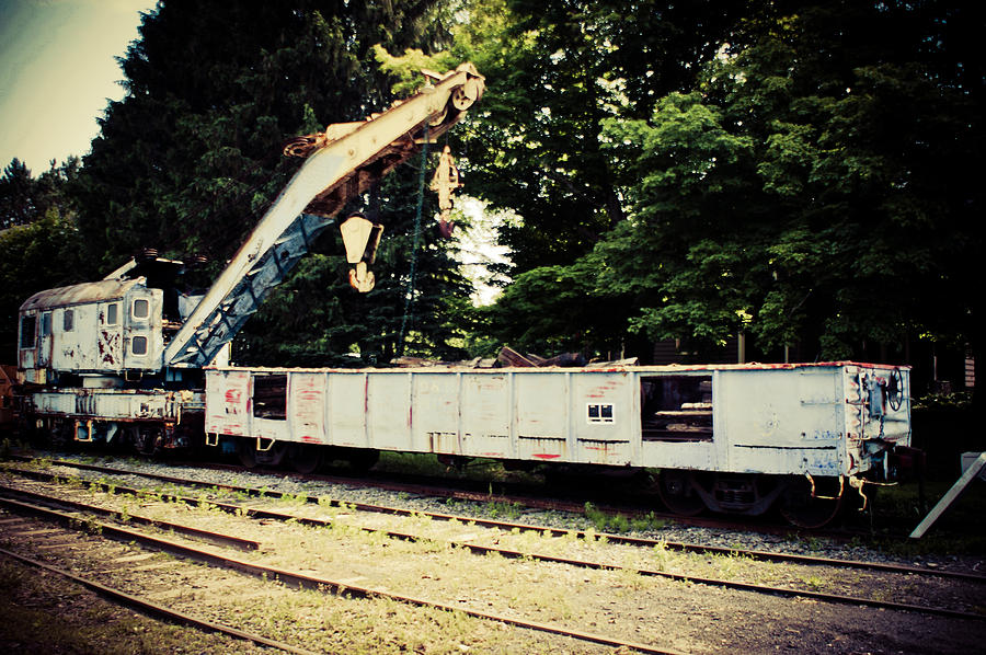 Rails and Rust  Photograph by Off The Beaten Path Photography - Andrew Alexander