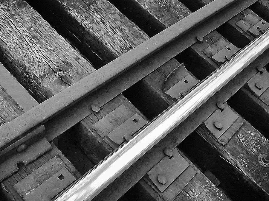 Rails...Onward and upward Photograph by Daniel Thompson