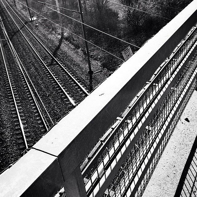 Bridge Photograph - #railway #bridge #lines #train by Alban Gernigon