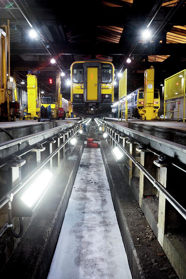 Railway Service Depot Photograph by Science Photo Library Railway Service Depot Photograph by Science Photo Library