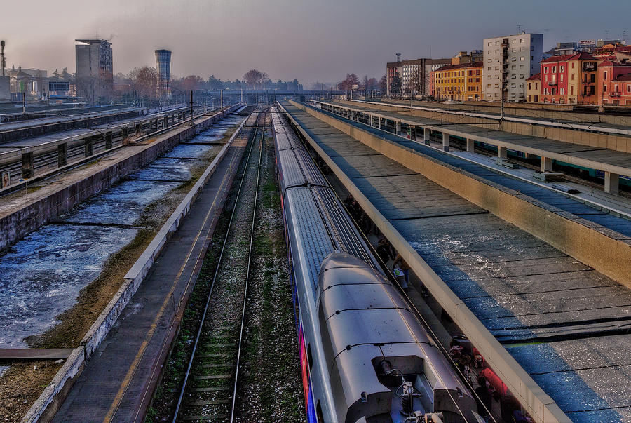 Railway station Photograph by Roberto Pagani
