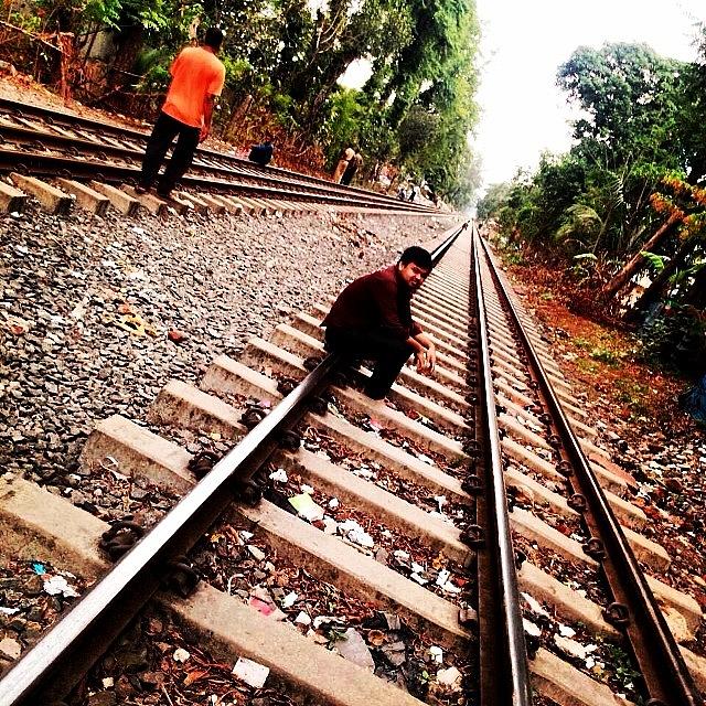 Nature Photograph - #railway #tracks #railtracks #nature by Imteaz Fahim