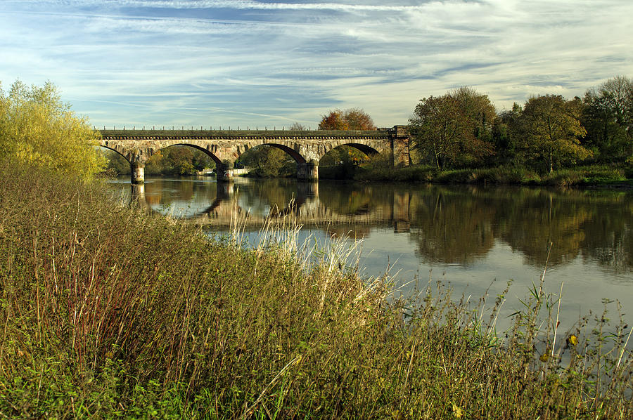 Railway Viaduct at Waterside - Stapenhill Photograph by Rod Johnson