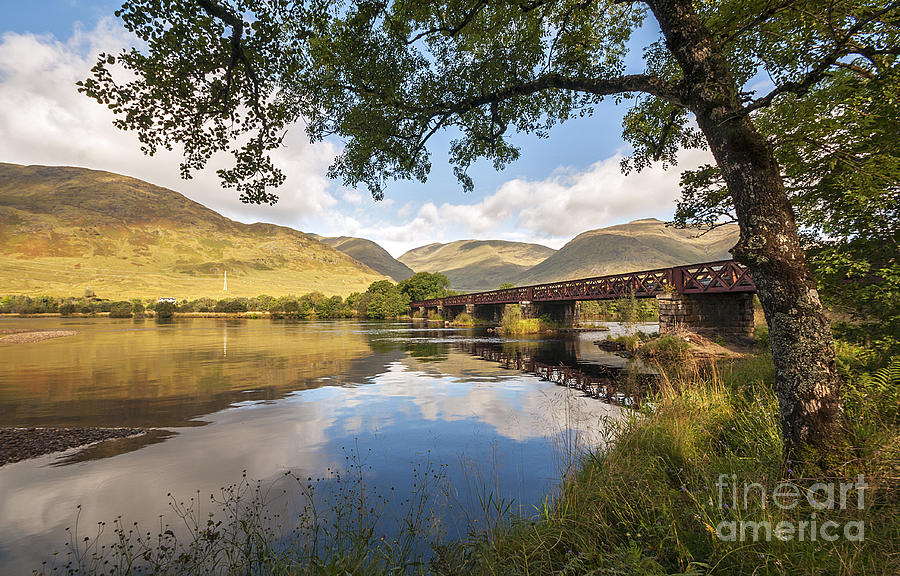 Railway Viaduct Over River Orchy Photograph by Bel Menpes