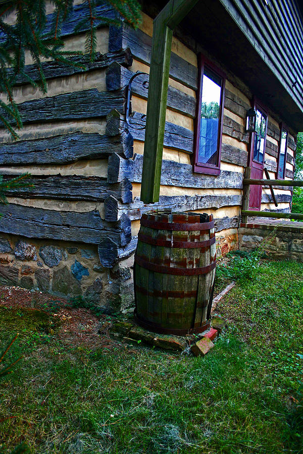 Rain barrel Photograph by Andy Lawless