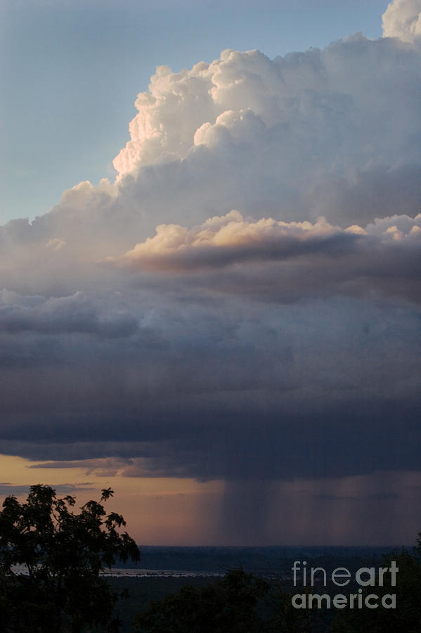 Rain Cloud Cambodia Photograph by Craig Lovell