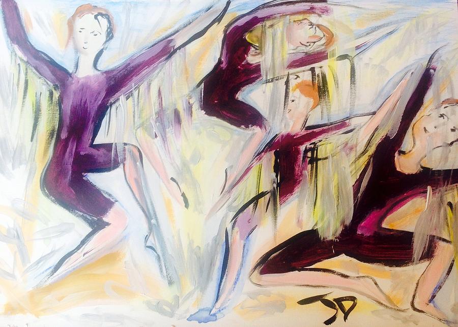 Rain dance Painting by Judith Desrosiers