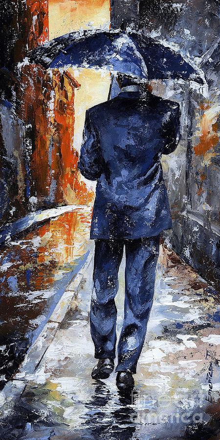 Impressionism Painting - Rain day #20 by Emerico Imre Toth