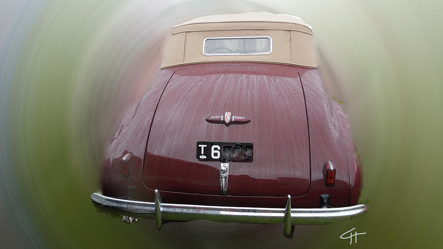 Rain Drop Vintage Wash  Beauty Car    Photograph by Colette V Hera Guggenheim
