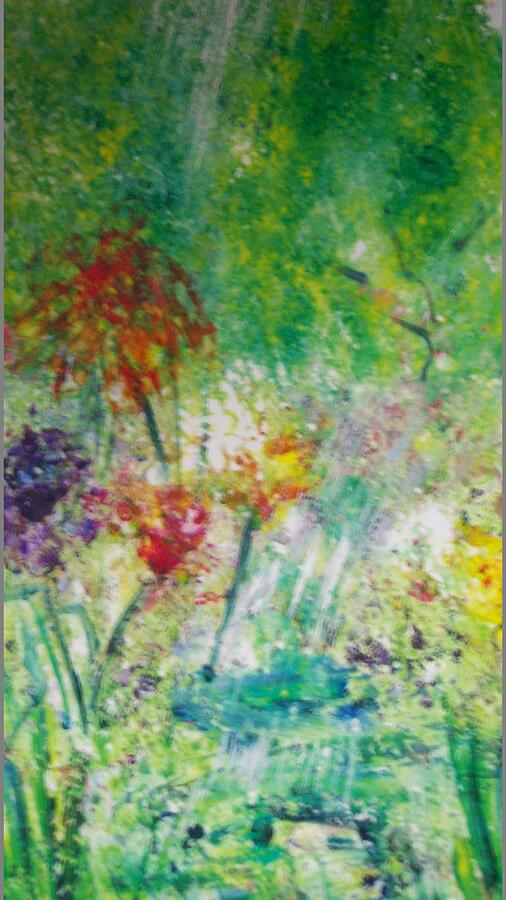 Rainforest Painting by Sharon Ackley