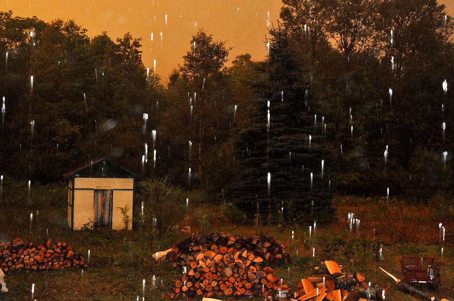 Rain in the Adirondacks Photograph by Diane Lent