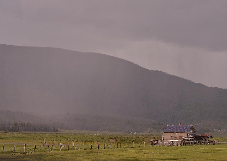 Rain on Elk Park Farm Photograph by Kae Cheatham
