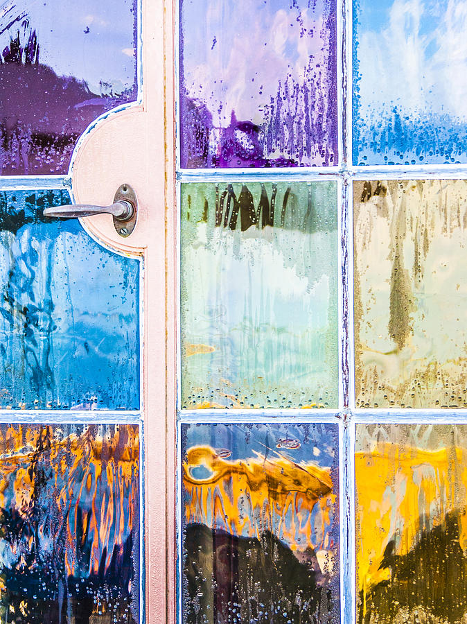 Architecture Photograph - Rain On My Windows by Carolyn Marshall