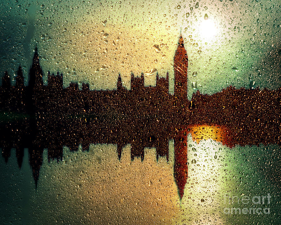Rain over London Photograph by Edmund Nagele FRPS