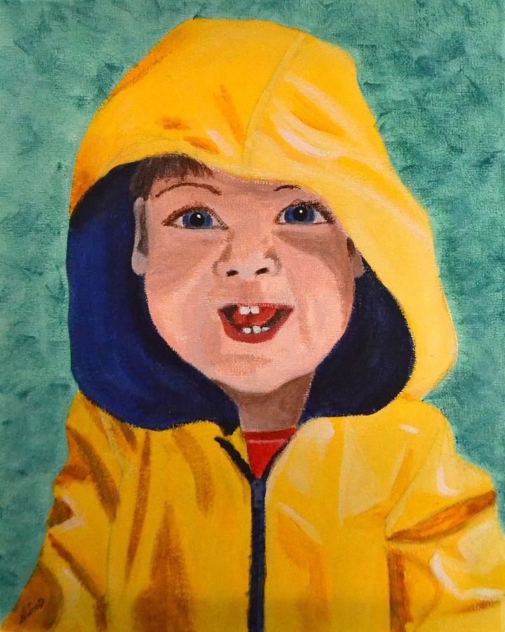 Rain Rain Go Away Painting by Nancy Sisco