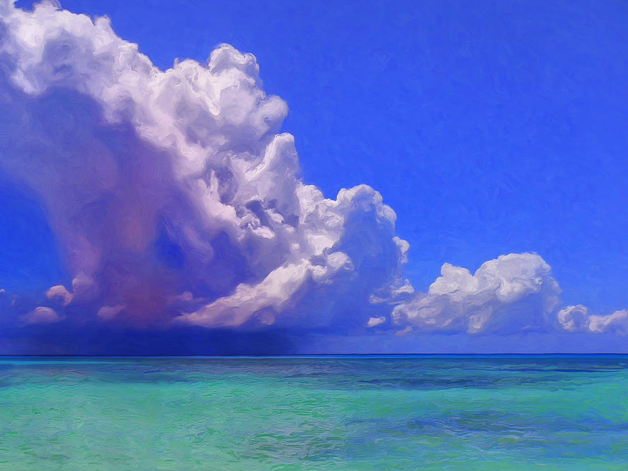 Rain Squall on the Horizon Painting by Dominic Piperata